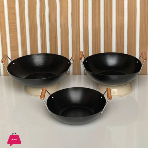 Chiness Wok Non Stick Double Handle 26-CM