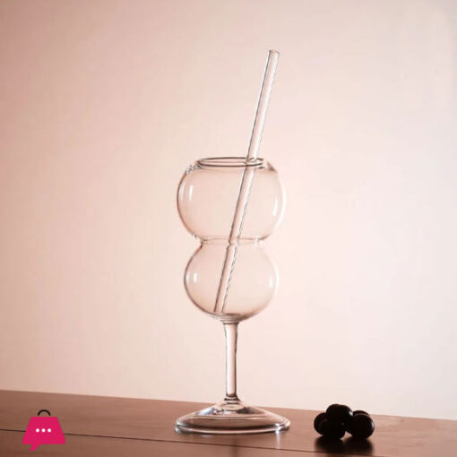 Cocktail Glass Goblet Bubble Ball Cup Juice Milk Water Cup Bar Party and Restaurant Drinkware 400-ML