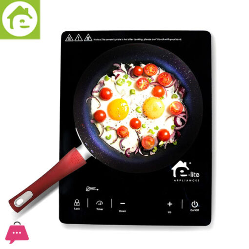 E-Lite Fast Cooking Ceramic Cooker - Black - ECC-006