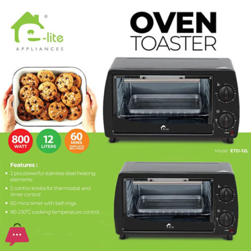 E-Lite OVEN TOASTER 12 LITER - ETO-12L