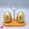 Golden Egg Stainless Steel Salt & Pepper Shaker Set