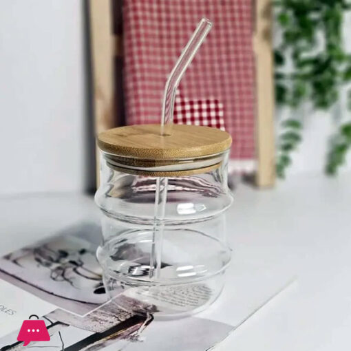 Ice Tea Mug With Straw & Lid