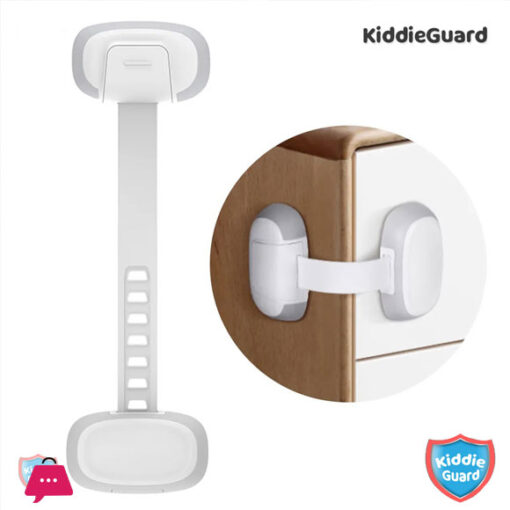 Kiddie Guard Adjustable Baby Safety Kid Safety Drawer Door Cabinet RefrigeratorFridge Lock