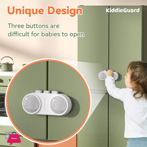 Kiddie Guard French Baby Safety Lock for Fridge Lock