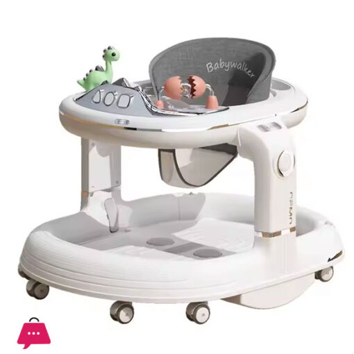 New Design 4 in 1 Multifunction Baby Walker with Music Light Baby Walker Anti-o-leg Children's Trolley Variable Swing Horse