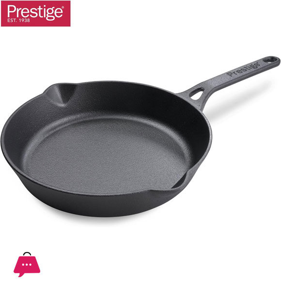 Prestige Cast Iron Fry Pan Cast Iron Skillet Pan 20 cm - 48888