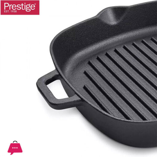 Prestige Cast Iron Grill Pan 25cm - 48886