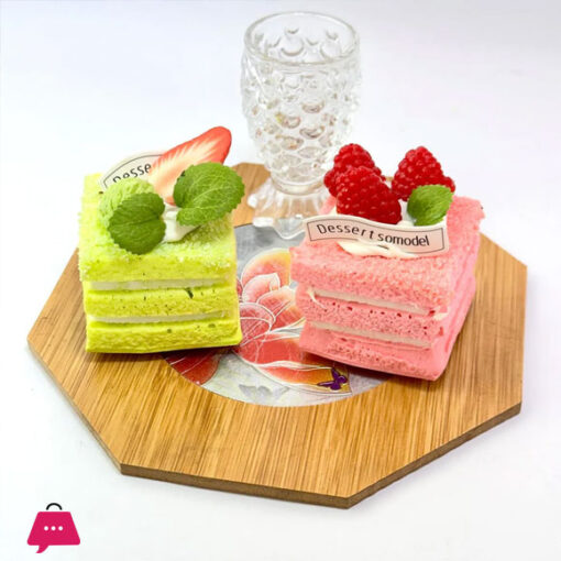 Realistic 3-Layer Pastry Shaped Fridge Magnet 1-Pcs