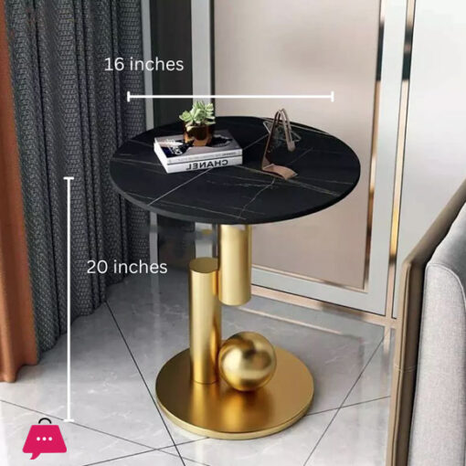 Slate Light Luxury Sofa Side Table