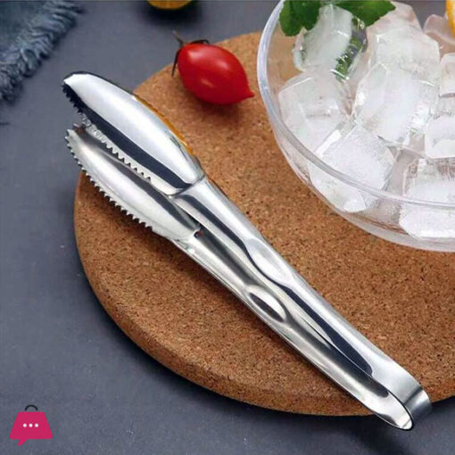 Stainless Steel Kitchen Tongs With Non-Slip Teeth