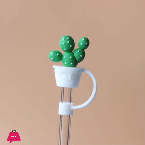 Stanley Straw Cover Silicone Straw Cover Cactus