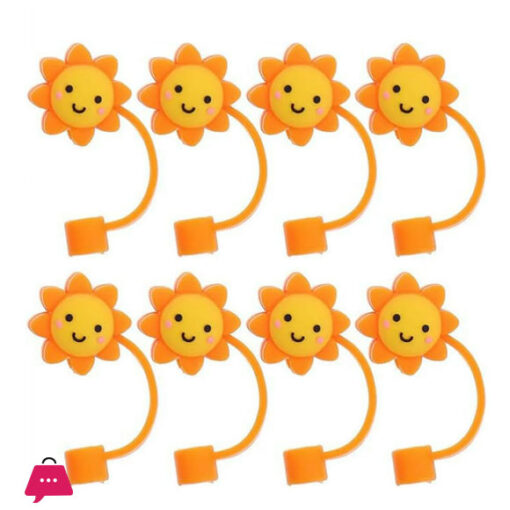 Stanley Straw Cover Silicone Straw Cover Smily Sun