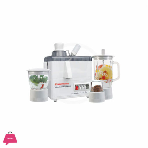 Westpoint 4 in 1 Juicer Maker, Blender & Dry Mill - WF-8814