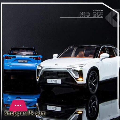 1:24 NIO ES8 SUV New Energy Vehicles Alloy Model Car Toy Diecasts Metal Casting Sound and Light Car Toys