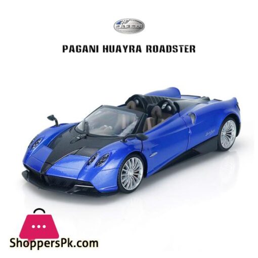 1:24 Pagani Huayra Roadster Blue Alloy Sport Car Model Diecasts Metal Vehicles High Simulation