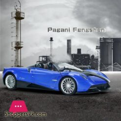 1:24 Pagani Huayra Roadster Blue Alloy Sport Car Model Diecasts Metal Vehicles High Simulation