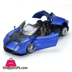 1:24 Pagani Huayra Roadster Blue Alloy Sport Car Model Diecasts Metal Vehicles High Simulation