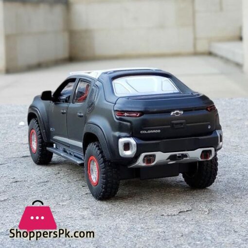 1:32 Chevrolet Colorado ZH2 Alloy Car Model Diecast Toy Off-road Vehicles Car Model Simulation Sound Light