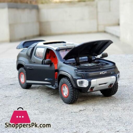 1:32 Chevrolet Colorado ZH2 Alloy Car Model Diecast Toy Off-road Vehicles Car Model Simulation Sound Light