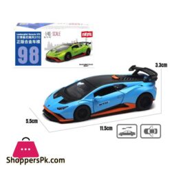 1/40 Lamborghini Huracan STO Super Racing Toy Car For Children CCA Diecast Metal Miniature Model Pull Back