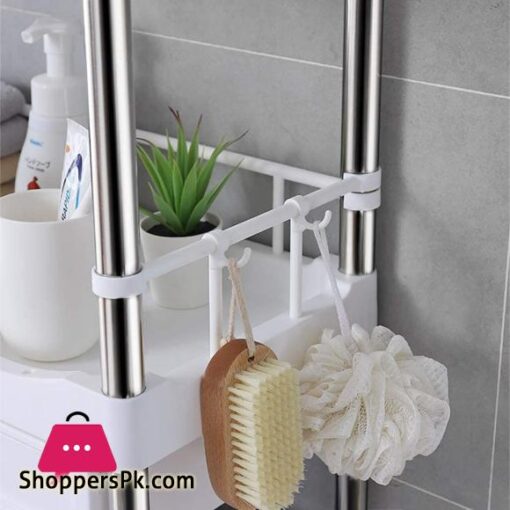 Toilet Rack Cabinet Shelves for Shampoo Holder Shower Bathroom Kitchen Space Saver Shelf Organizer Holder