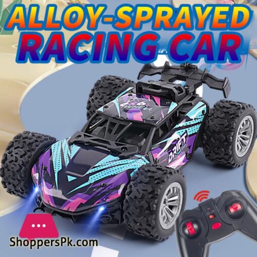 2.4G Remote Control Cars RC Car Electric Led Lights 4WD Stunt Climbing Cars with Spray Toys for Boys Kids Children Gift