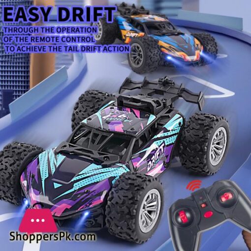 2.4G Remote Control Cars RC Car Electric Led Lights 4WD Stunt Climbing Cars with Spray Toys for Boys Kids Children Gift