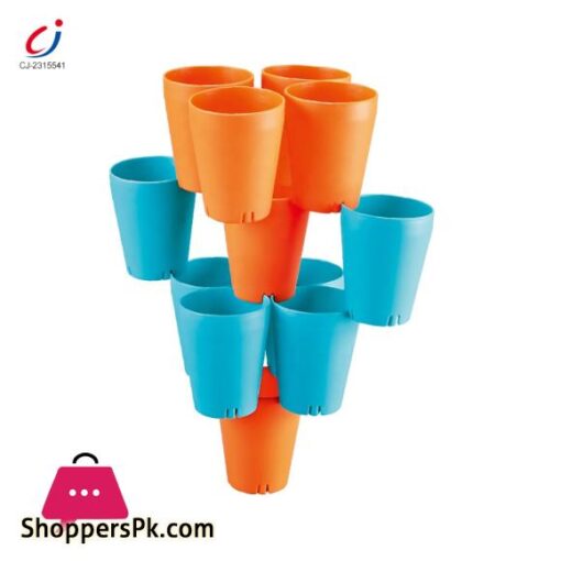 3 in 1 Quick Stack Cup Toy Game 16 Pcs Enhance Kids Attention all Time Education Toy