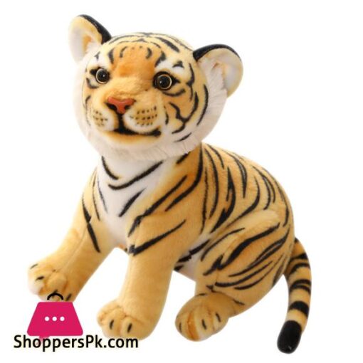 Outlier 23cm Simulation Baby Tiger Plush Toy Stuffed Soft Wild Animal Forest Tiger Pillow Dolls For Kids Birthday Gift