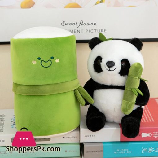 Bamboo Panda Plush Dolls Toy Soft Stuffed Plush Pillow Toys Birthday Gift Maoxiu