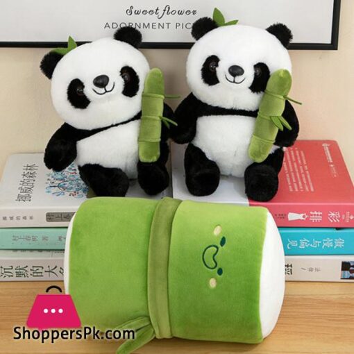 Bamboo Panda Plush Dolls Toy Soft Stuffed Plush Pillow Toys Birthday Gift Maoxiu