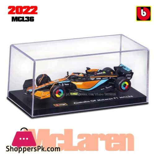 Bburago 1:43  Lando Norris McLaren F1 Team MCL36 #3 Daniel Ricciardo Alloy Toy Car Model Super