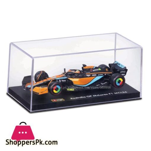 Bburago 1:43  Lando Norris McLaren F1 Team MCL36 #3 Daniel Ricciardo Alloy Toy Car Model Super - Image 4