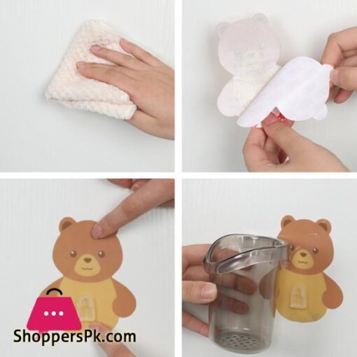 Bear Hug Storage Cup Punch-free Drainable Multifunctional Toothbrush Holder