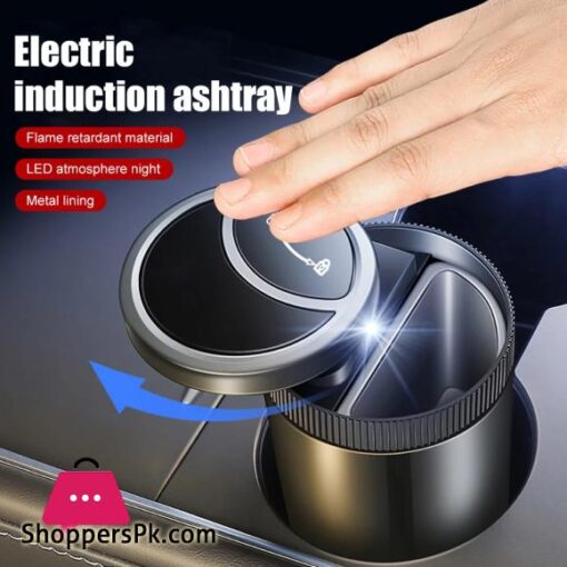 Car Ashtray Automatic Intelligent Induction Open & Close Universal Car Accessories Cigar Ash Tray