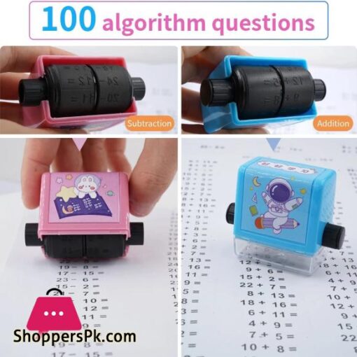 Children's Addition and Subtraction Scroll Stamp Primary School Students Practice Questions Preschool Mathematics Exercise Math