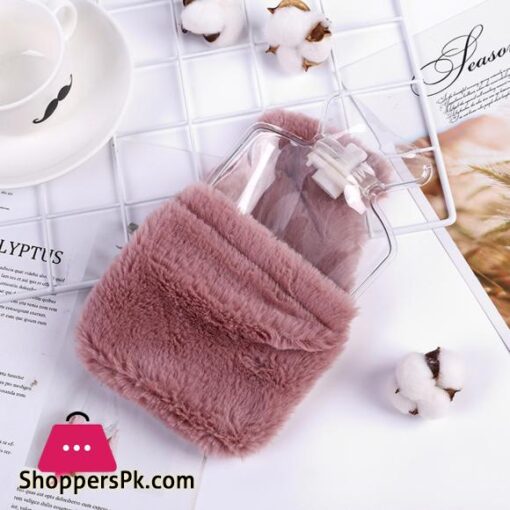 Hot Water Bottle Portable Large Hot Water Bottle with Hand Pocket Cover