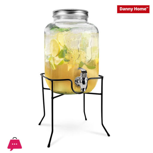 Danny Home Dispenser with Black Stand 4 Liter