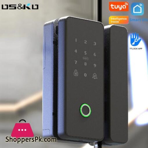 Digital Electronic Lock Glass Door | Wifi Smart Door Lock Fingerprint - Wifi Tuya