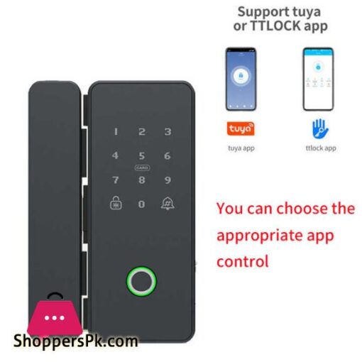 Digital Electronic Lock Glass Door | Wifi Smart Door Lock Fingerprint - Wifi Tuya