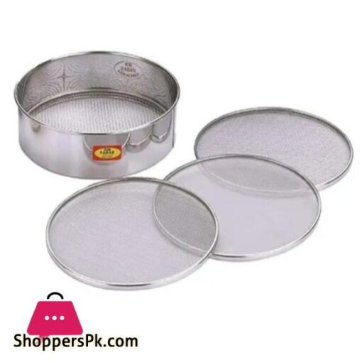 Flour Sieve Sifter Kitchen Colander Stainless Steel