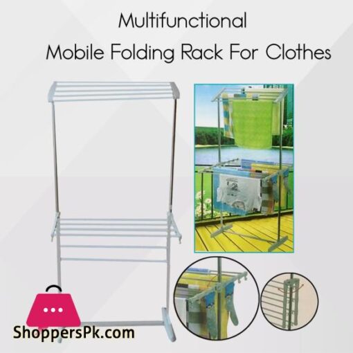 Foldable Stainless Steel Clothes Drying Rack Clothes Dryer Hanger Multifunctional