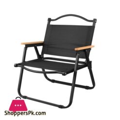 Folding Camping Chair Portable Big Lawn Oxford Cloth Solid Wood Aluminum Alloy Chair Detachable Chair