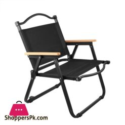 Folding Camping Chair Portable Big Lawn Oxford Cloth Solid Wood Aluminum Alloy Chair Detachable Chair