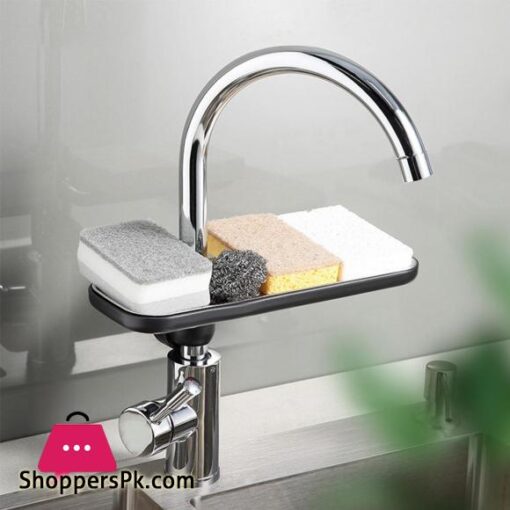 Kitchen Towel Rack For 16 27cm Pipe Sink Storage Rack Sponge Holder Steel Soap Organizer Kitchen Storage