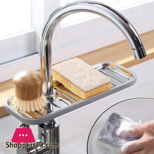 Kitchen Towel Rack For 16 27cm Pipe Sink Storage Rack Sponge Holder Steel Soap Organizer Kitchen Storage