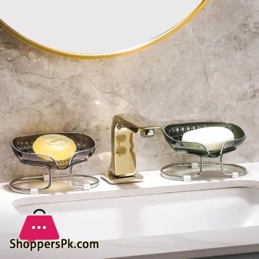 Luxury Bathroom Soap Dish Soap Holder With Drain Water Stand