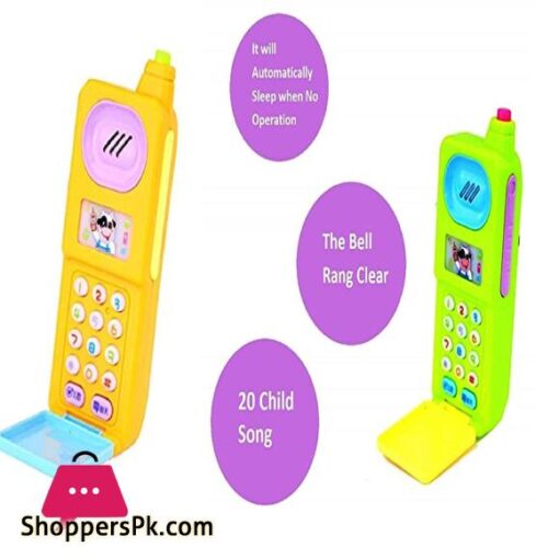 Musical Mobile Phone for Kids Toy for Kids Educational Toys for Kids 3 YearsBoysGirls 1 Unit Random Color