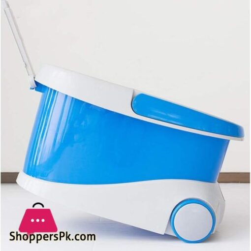 Primo Spin Mop Stainless Steel Mop With Bucket Microfiber Home Clean Mops