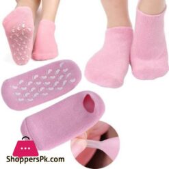 Silicone Gel Moisturizing Ultra Soft Spa Socks for Repair Dry Cracked Feet and Ankles Skincare Spa Moisturizing Gel Socks Spa Socks for cracked heels Spa Gel Socks